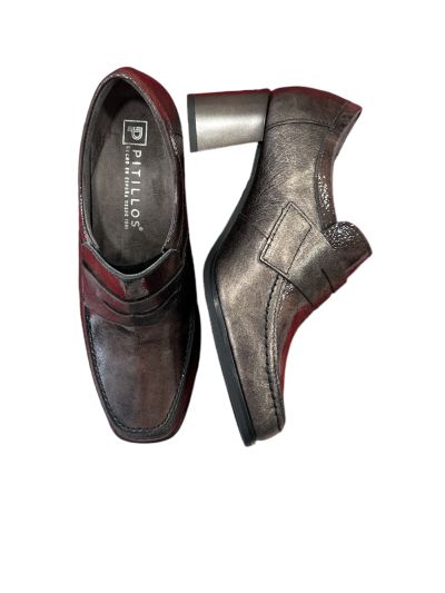 Дамска елегантна обувка  с ток PITILLOS (SKU)10131