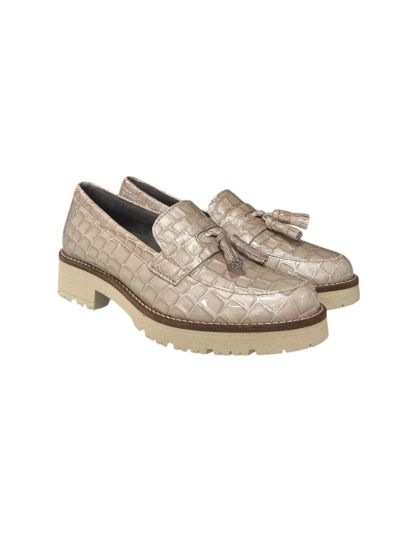 Дамска мокасина в бежов цвят PITILLOS (SKU) 10080