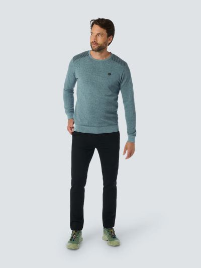 Men's Sweater with Jacquard Palette NO EXCESS (SKU) 25230821SN