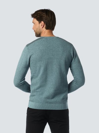 Men's Sweater with Jacquard Palette NO EXCESS (SKU) 25230821SN