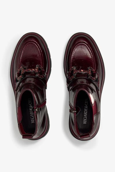 Women's boot in burgundy color REGARDE LE CIEL (SKU)GINEVRA04