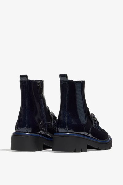 Women's boot in indigo color REGARDE LE CIEL (SKU) GINEVRA04