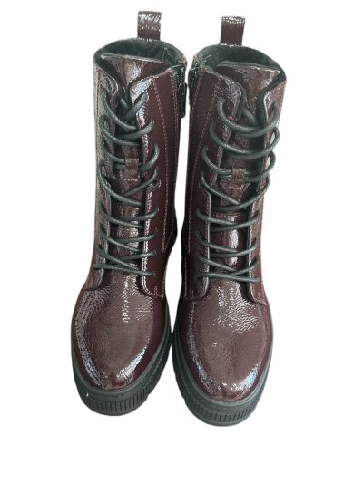 Women's boot lacquered burgundy BUGATTI (SKU)3500