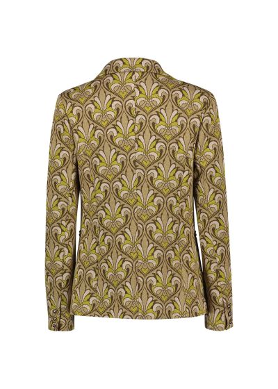 Дамски жакардов блейзър с лурекс GAUDI (SKU) 421FD34001