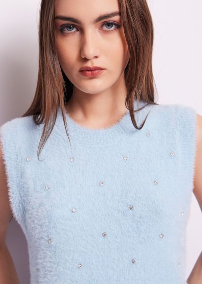 Women's sleeveless sweater GAUDI (SKU) 421BD53027