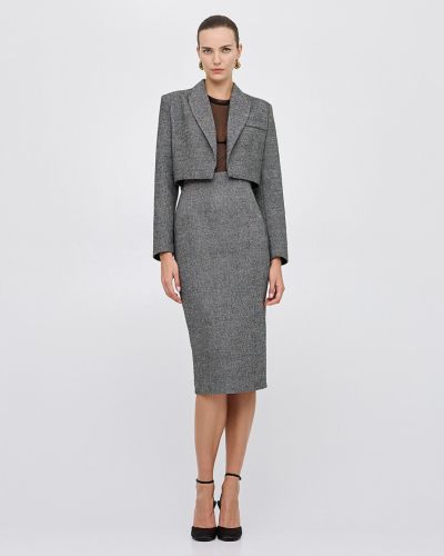 Дамски къс блейзър от туид  ACCESS FASHION (SKU) 1003