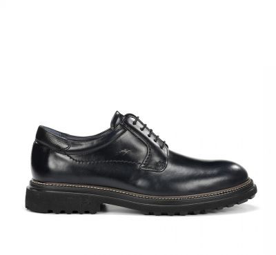 Men's classic shoe in black color FLUCHOS (SKU)2054