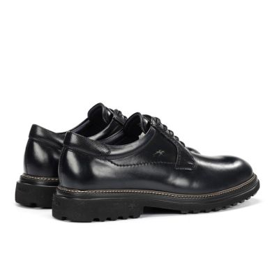 Men's classic shoe in black color FLUCHOS (SKU)2054