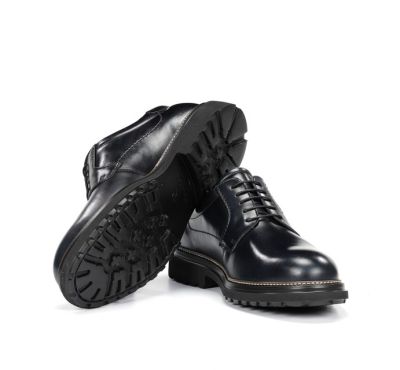 Men's classic shoe in black color FLUCHOS (SKU)2054