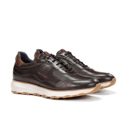 Men's casual shoe in dark brown color FLUCHOS (SKU) 2082