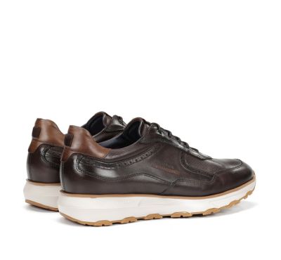 Men's casual shoe in dark brown color FLUCHOS (SKU) 2082