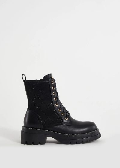 Women's boots with rhinestones in black color GAUDI (SKU) V4464130