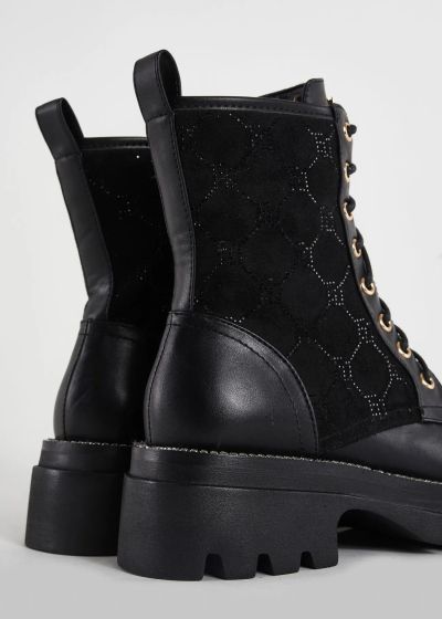 Women's boots with rhinestones in black color GAUDI (SKU) V4464130
