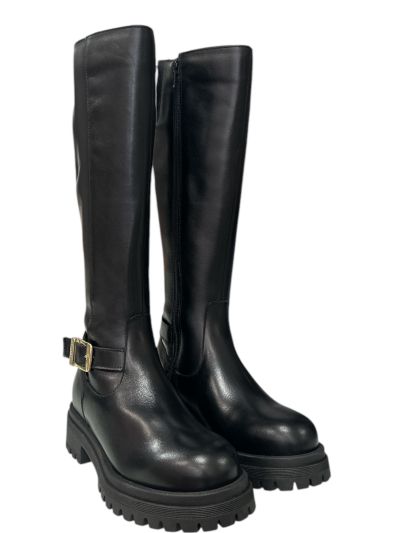 Casual women's boot in black VALLEVERDE (SKU) 49195