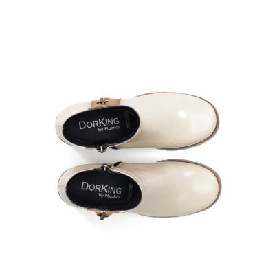 DORKING Cream High Heel Women's Boot (SKU)9413.
