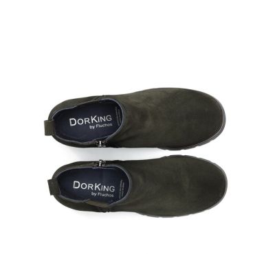 DORKING Women's High Heel Green Boot (SKU) 9414