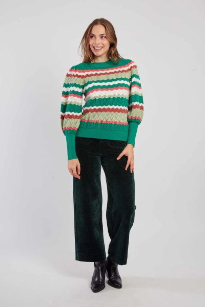 Women's sweater in colorful stripes DERHY (SKU) A440003