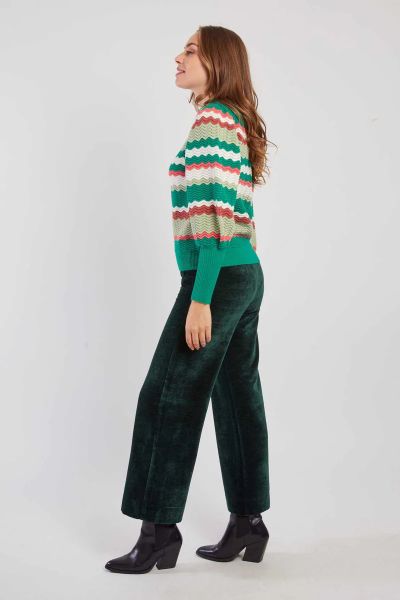 Women's sweater in colorful stripes DERHY (SKU) A440003