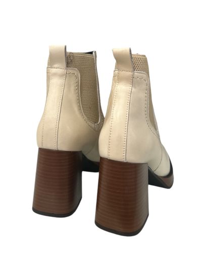 Elegant women's boot in cream color PITILLOS (SKU)5483