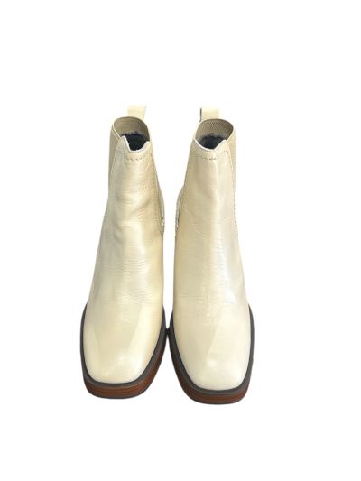 Elegant women's boot in cream color PITILLOS (SKU)5483
