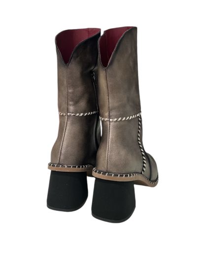 Women's boots in gray color with heel JOSE SAENZ (SKU) 5487