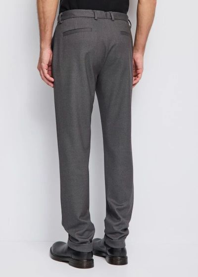 Men's elastic trousers in gray color GAUDI (SKU) 421GU25005