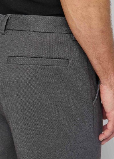 Men's elastic trousers in gray color GAUDI (SKU) 421GU25005