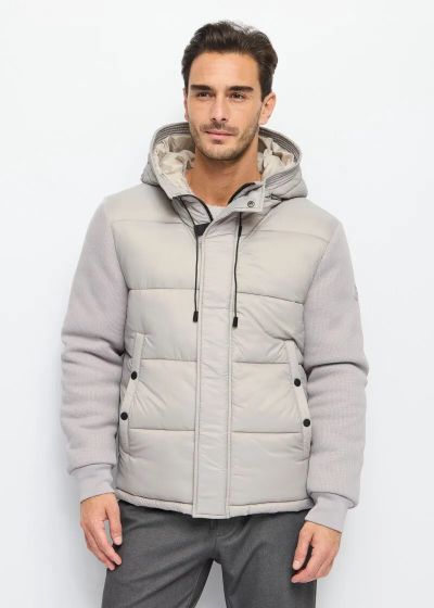 Men's winter jacket in gray color GAUDI (SKU) 421GU35013
