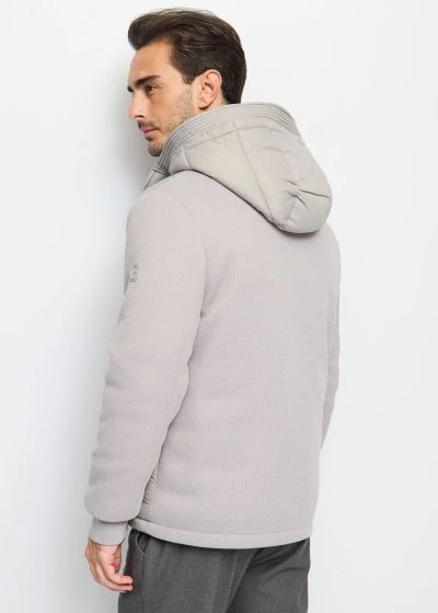 Men's winter jacket in gray color GAUDI (SKU) 421GU35013