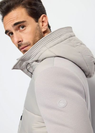 Men's winter jacket in gray color GAUDI (SKU) 421GU35013