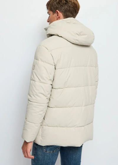 Men's down jacket in cream color GAUDI (SKU) 421GU35004 