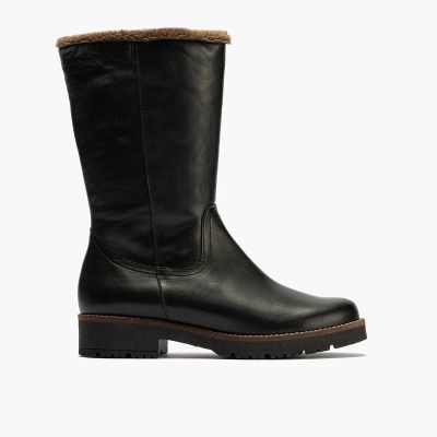 Casual short boot in black color PITILLOS (SKU) 10086