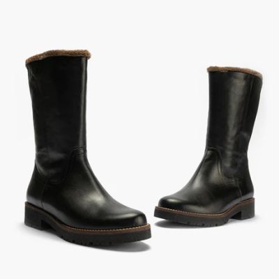 Casual short boot in black color PITILLOS (SKU) 10086