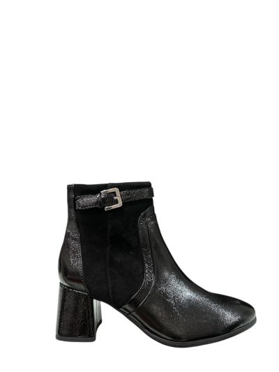 Elegant women's suede/lacquer boot REGARDE LE CIEL (SKU)MILLIE05