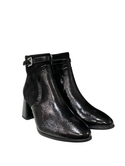 Elegant women's suede/lacquer boot REGARDE LE CIEL (SKU)MILLIE05