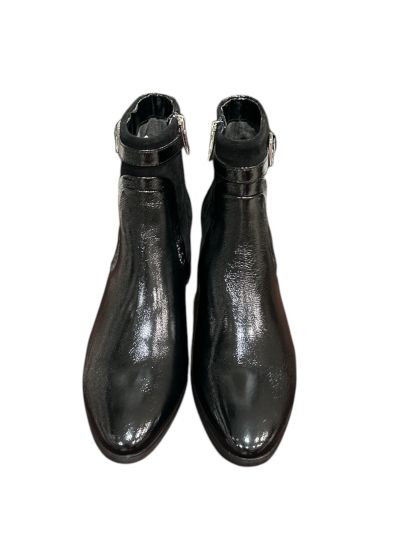 Elegant women's suede/lacquer boot REGARDE LE CIEL (SKU)MILLIE05