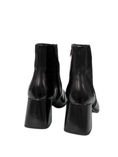 Elegant women's boots with heels in black color REGARDE LE CIEL (SKU)MILLIE04