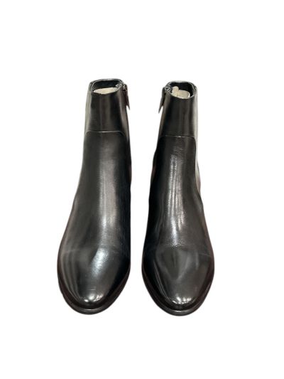 Elegant women's boots with heels in black color REGARDE LE CIEL (SKU)MILLIE04