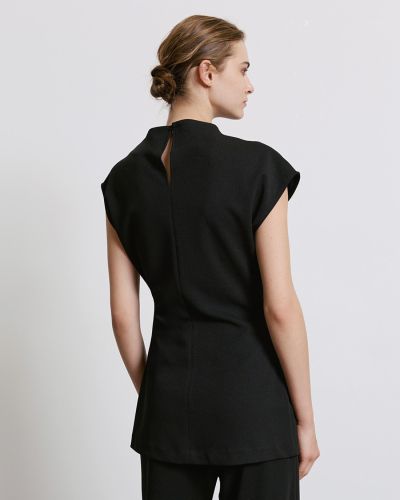 Дамска блуза без ръкави с високо деколте ACCESS FASHION (SKU) 2056