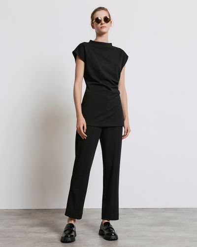 Дамска блуза без ръкави с високо деколте ACCESS FASHION (SKU) 2056