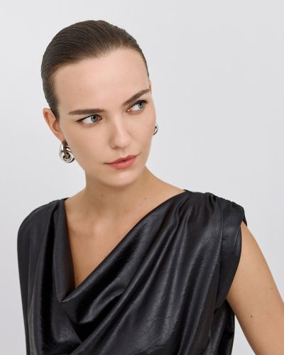 Дамски топ с драпирано деколте ACCESS FASHION (SKU) 2124