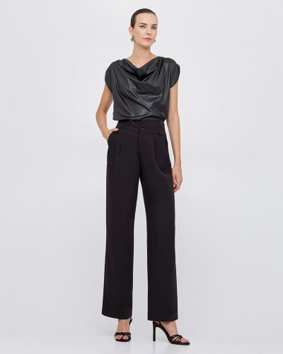Дамски топ с драпирано деколте ACCESS FASHION (SKU) 2124