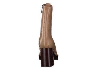 Elegant women's boots in beige color with heels REGARDE LE CIEL (SKU)BETHANY06