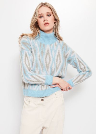 GAUDI Women's High Neck Sweater (SKU) 221FD35028