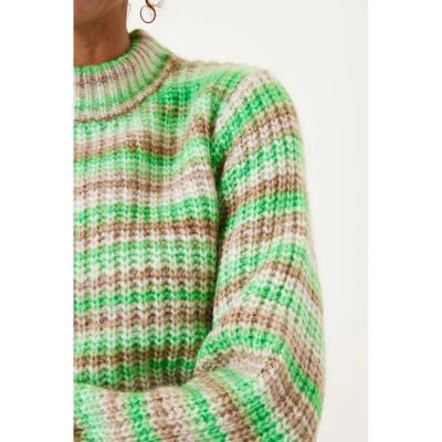 Women's Green Melange Sweater GARCIA (SKU) I30042