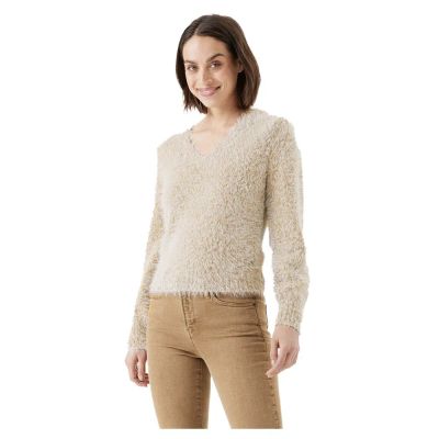 GARCIA Beige Fluffy Thread Women's Sweater (SKU) I30044