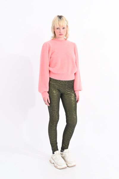 MOLLY BRACKEN Women's Fluffy Pink Sweater (SKU) LAL269BN