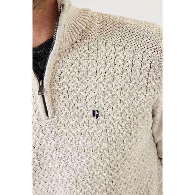 Men's beige sweater GARCIA (SKU) K31240