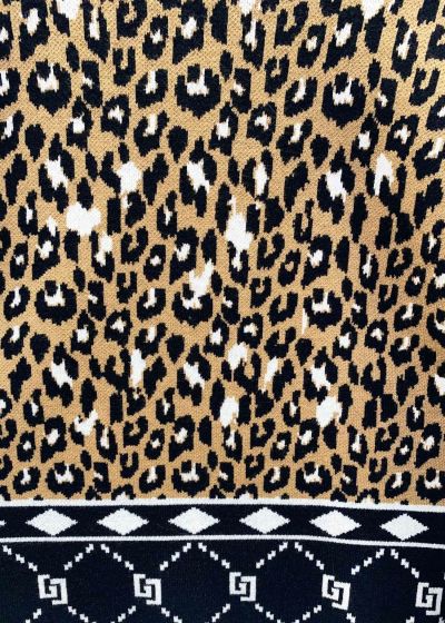 Women's sweater with animal print GAUDI (SKU) 321BD53058