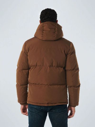 Мъжко яке със средна дължина в светло кафяв цвят NO EXCESS (SKU)21630824